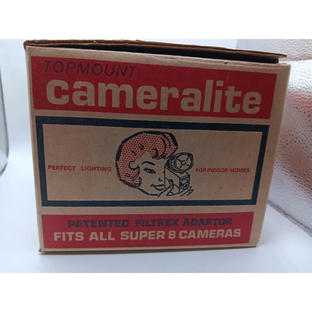 VINTAGE CAMERALITE ACME LITE MODEL 91 SUPER 8 CAMERAS Brand New W/Box, Paperwork